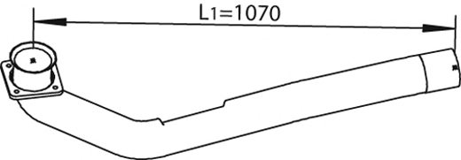 DINEX 64171 Exhaust Pipe